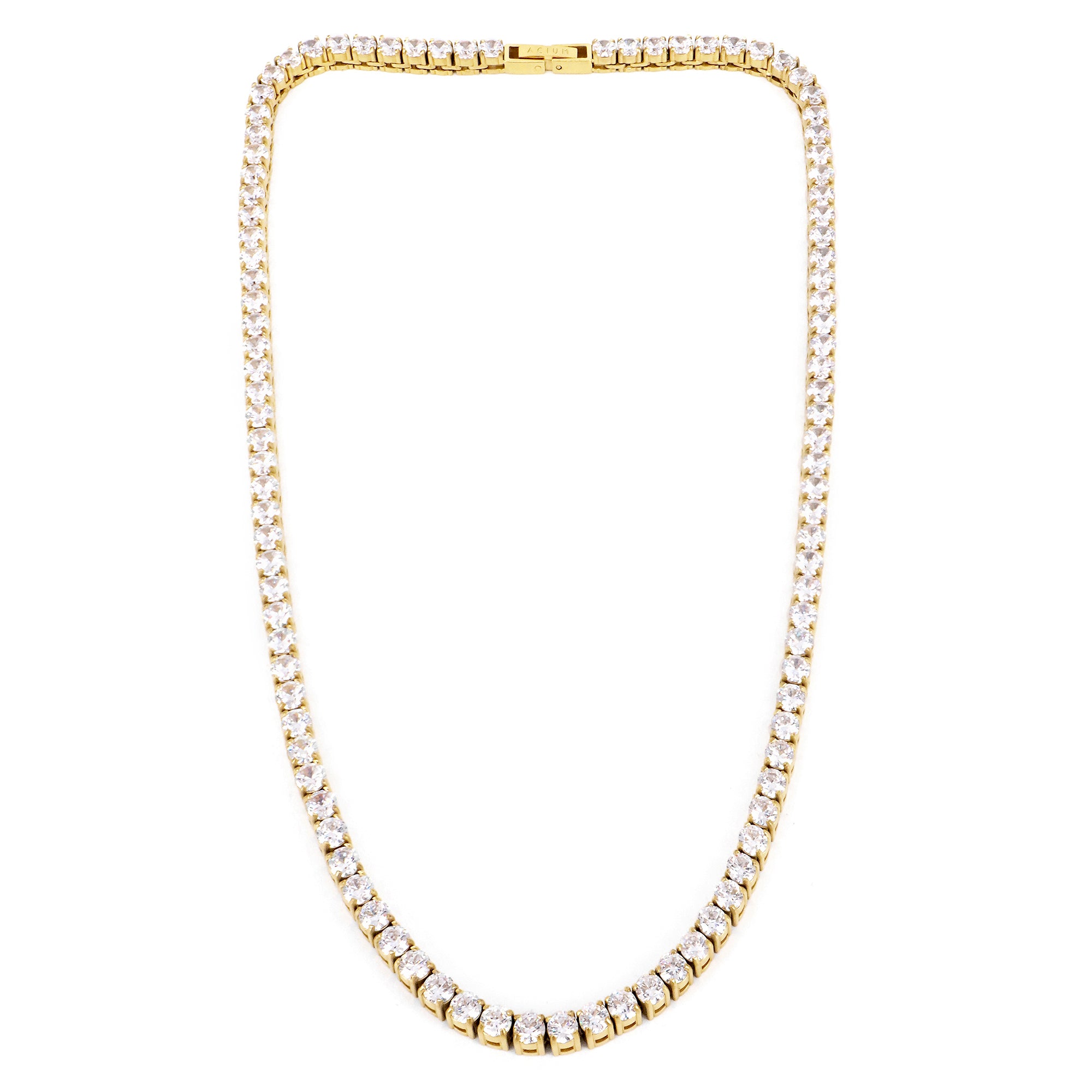 Collar Zirconitas en Acero